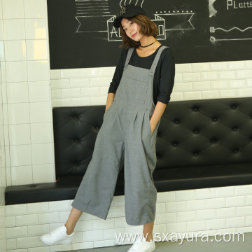 Good quality autumn suspenders straight overalls